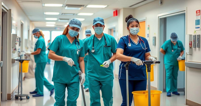 Como a Terceirização de Limpeza Hospitalar Melhora a Qualidade e a Eficiência
