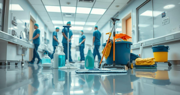 Empresa terceirizada de limpeza hospitalar garante segurança e eficiência na saúde