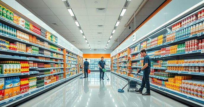Limpeza de Supermercado: Dicas Eficazes para Manter a Higiene Limpeza de Supermercado: Dicas Eficazes para Manter a Higiene